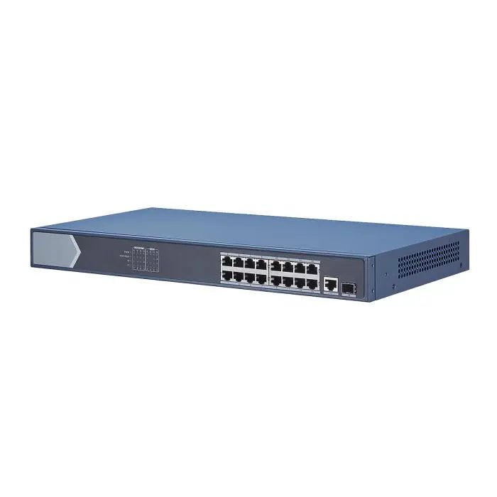 LTS 16 Port POE Gigabit Unmanaged Switch 230W, 1 Combo Port - Avenger Security