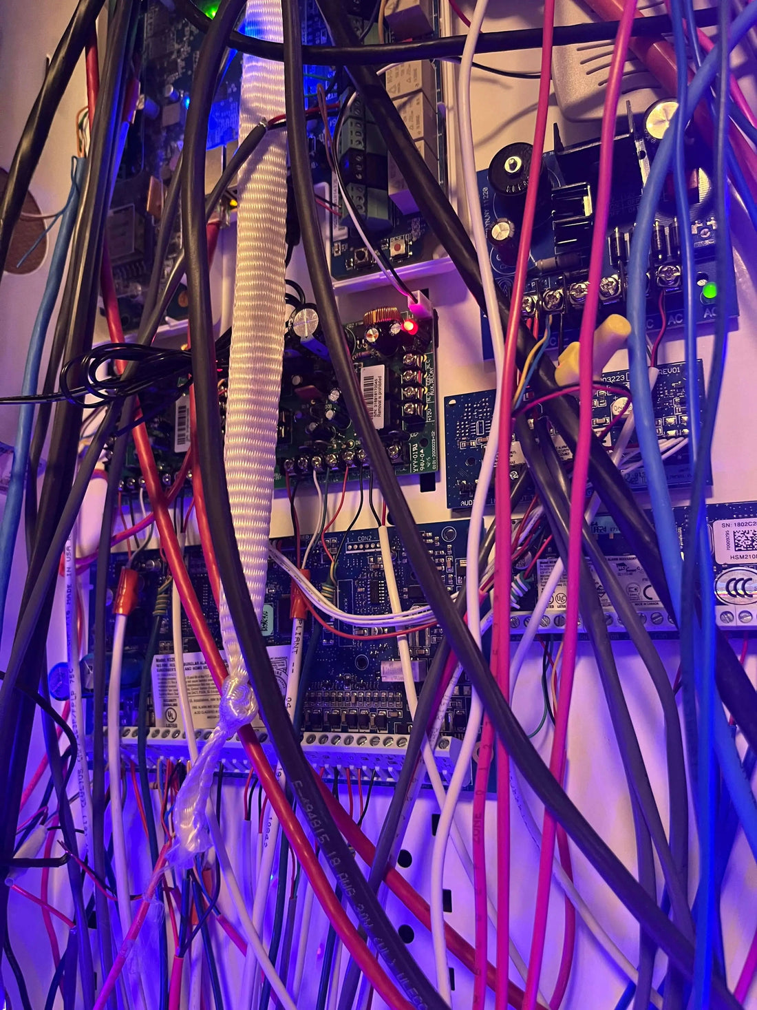 DSC Neo HS2064 access control integration wiring and programming by Avenger Security Austin TX