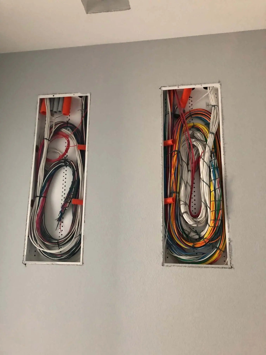 Low-voltage security prewire in new construction home — Austin Texas